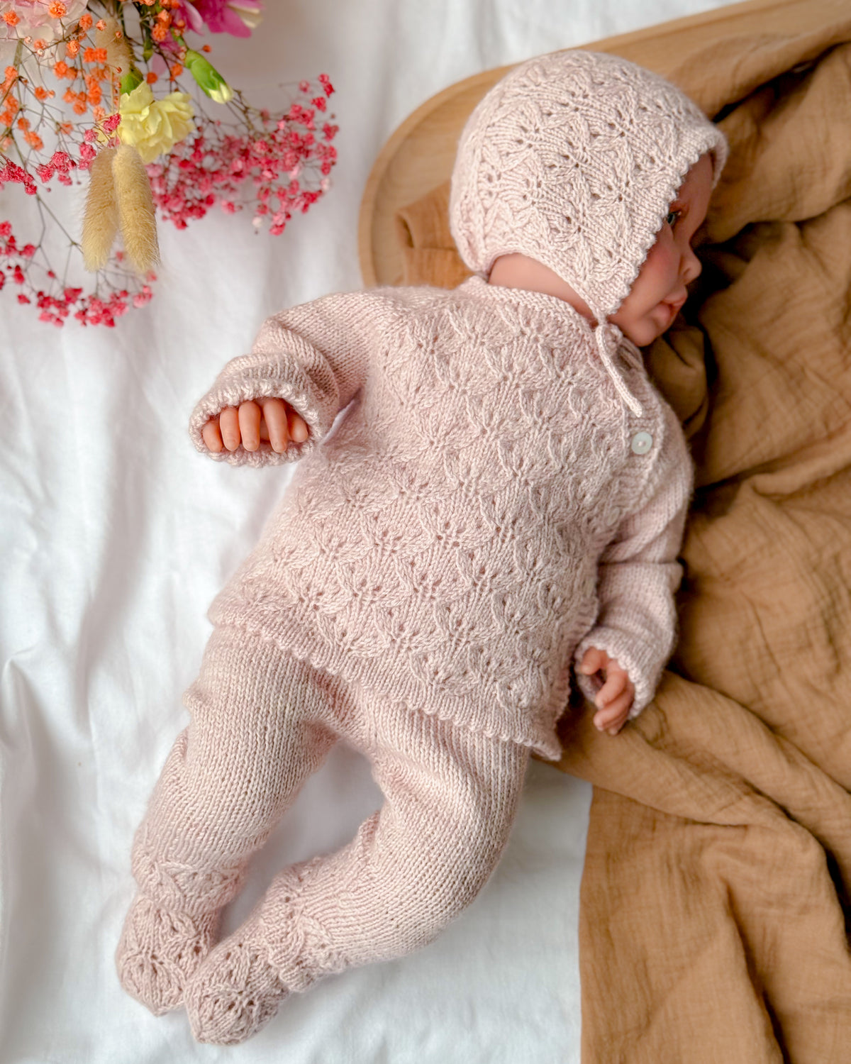Inez Layette Jacket English – Trudeknits